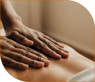 woman providing massage services