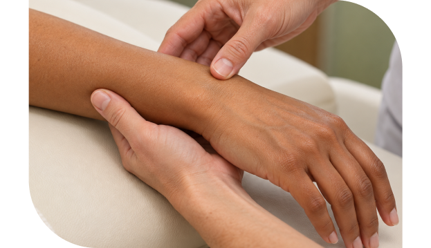 examining arm